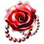 Роза из красного алмаза||Настоящее произведение искусства.
|||Уровень предмета: 13